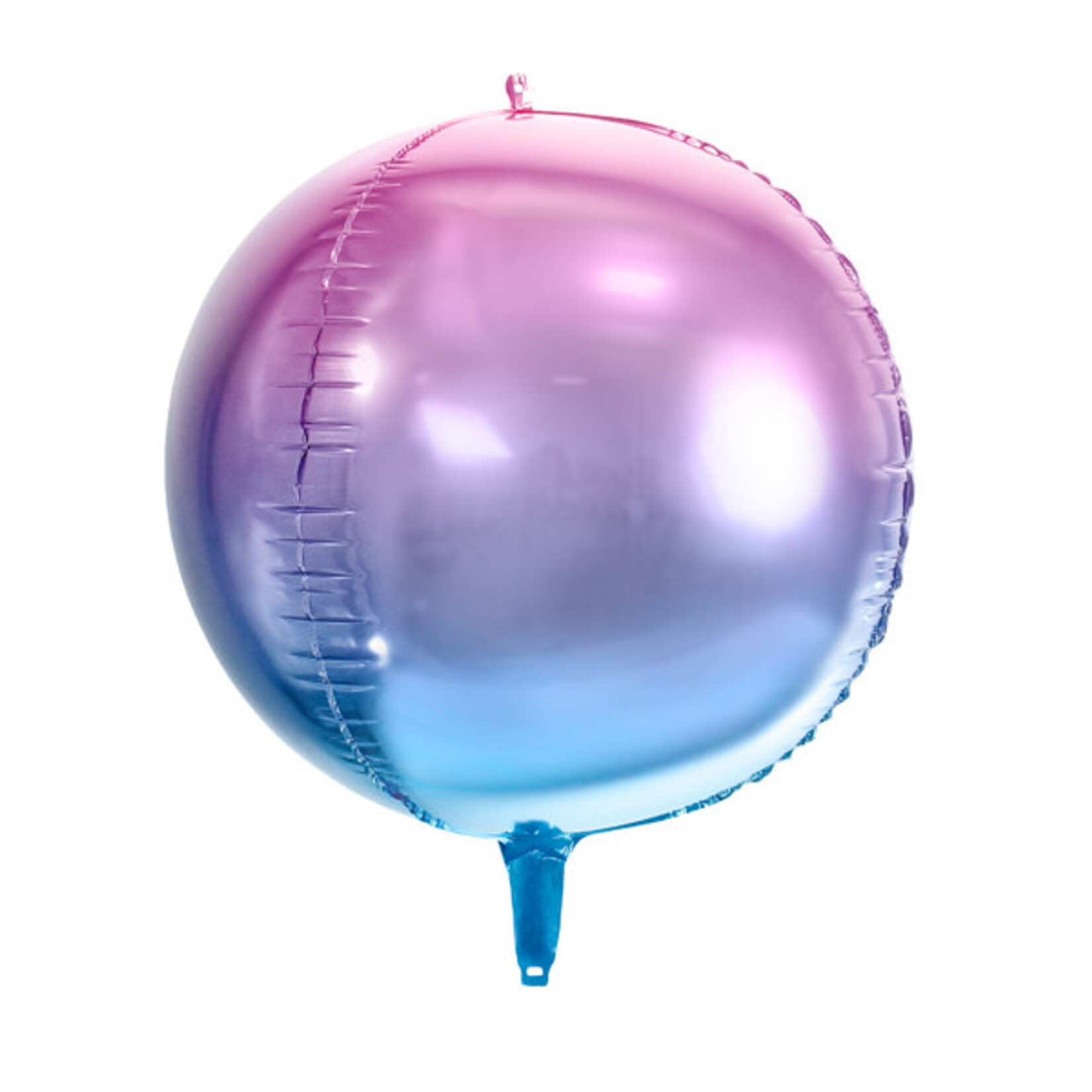 PD Foil Balloon Ombre Ball, violet and blue, 35cm