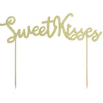 PD Cake topper Sweet Love - Sweet Kisses