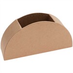 RICO Pencilbox half-round, natural, 20x15x7cm FSC RECYCLED