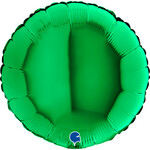 SMP circle foil balloon green 45 cm