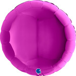 SMP circle foil balloon purple 90 cm