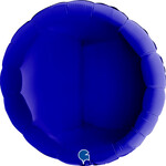 SMP circle foil balloon navy blue 90 cm