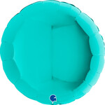 SMP circle foil balloon turquoise 90 cm