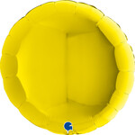 SMP circle foil balloon yellow 90 cm