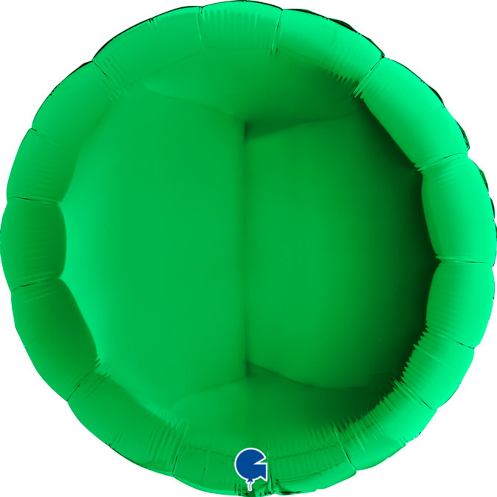 SMP circle foil balloon green 90 cm