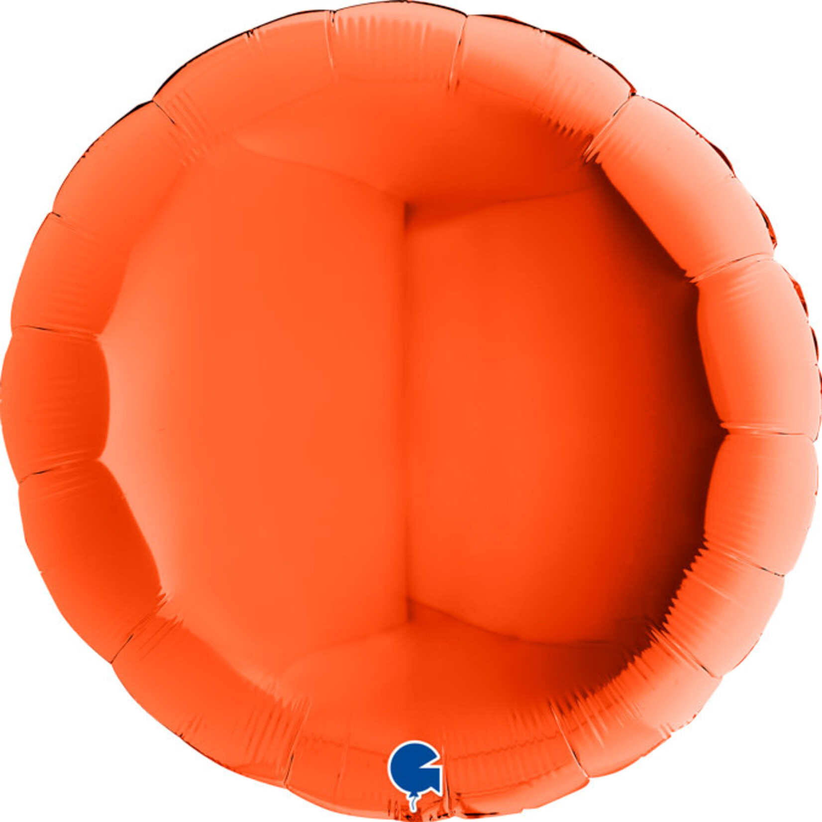 SMP circle foil balloon orange 45 cm