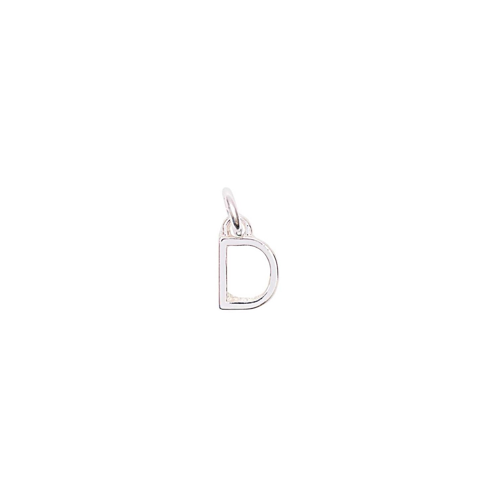 RICO LETTER D, SILVER 10 MM