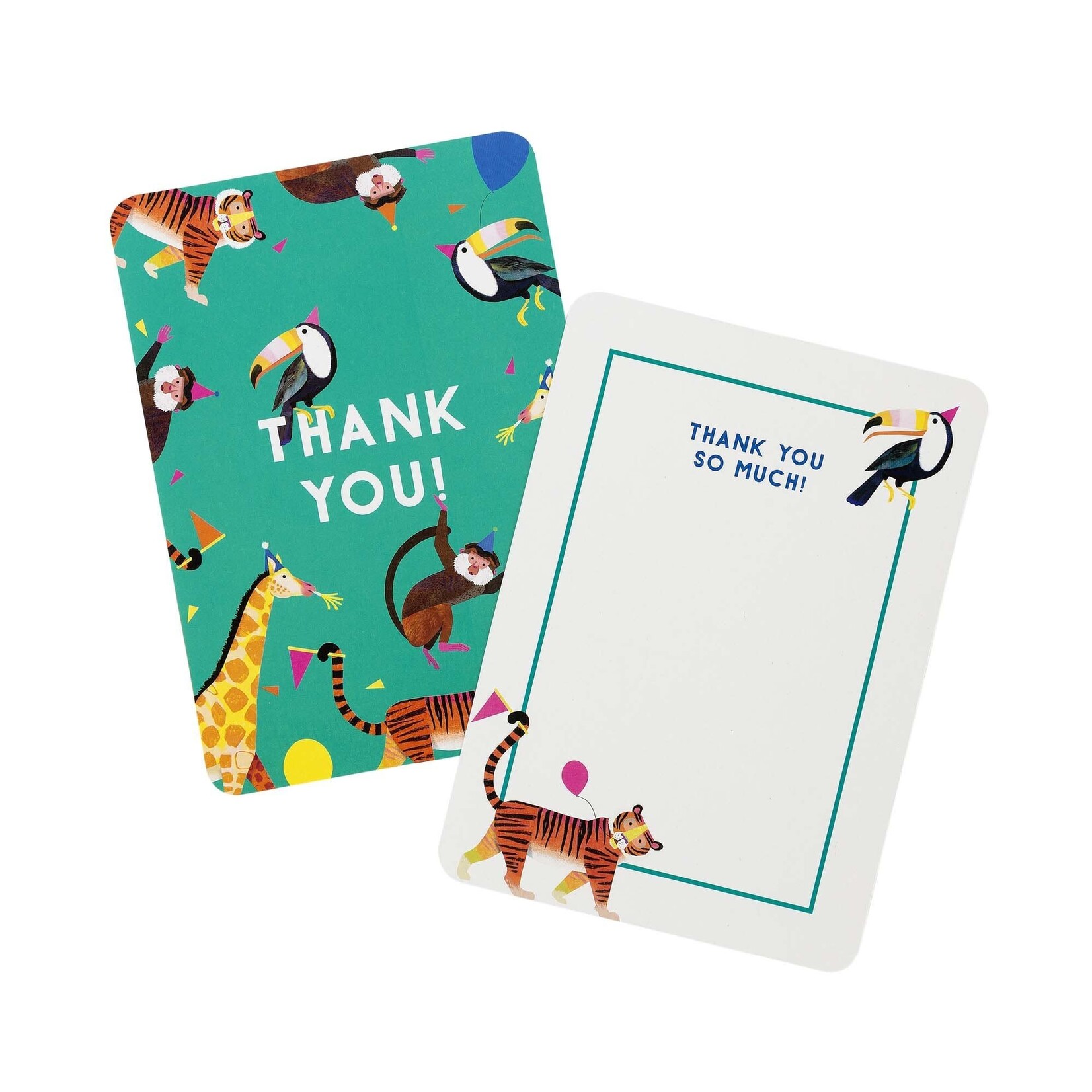 TT Party Animals Thank You Cards