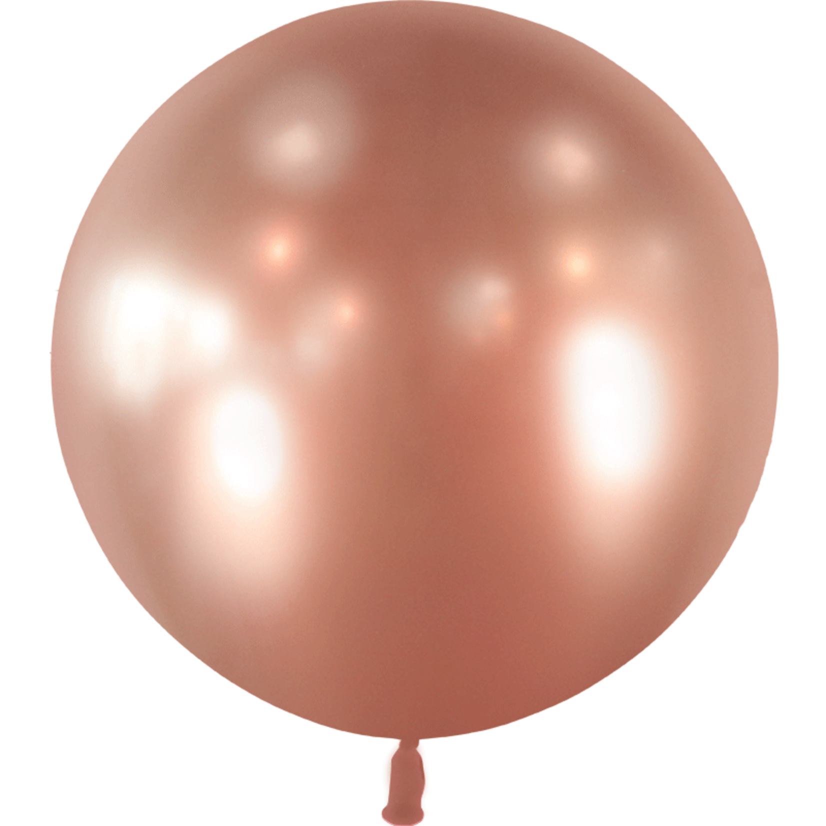 SMP 1 shiny chrome rose gold latex balloon 60 cm