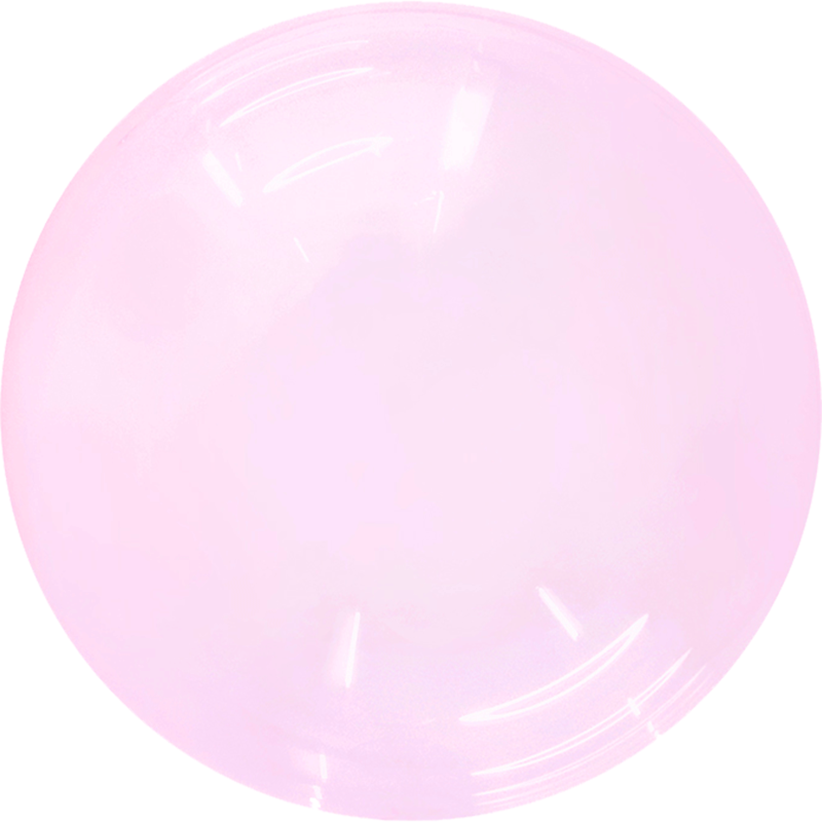 SMP Crystal Bubble Balloon pink 60 cm