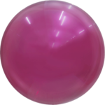 SMP metallic bubble balloon magenta 45 cm