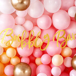 PD Banner Bubbly Bar, gold, 83x21cm