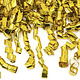 PD Confetti cannon with streamers, gold, 80cm