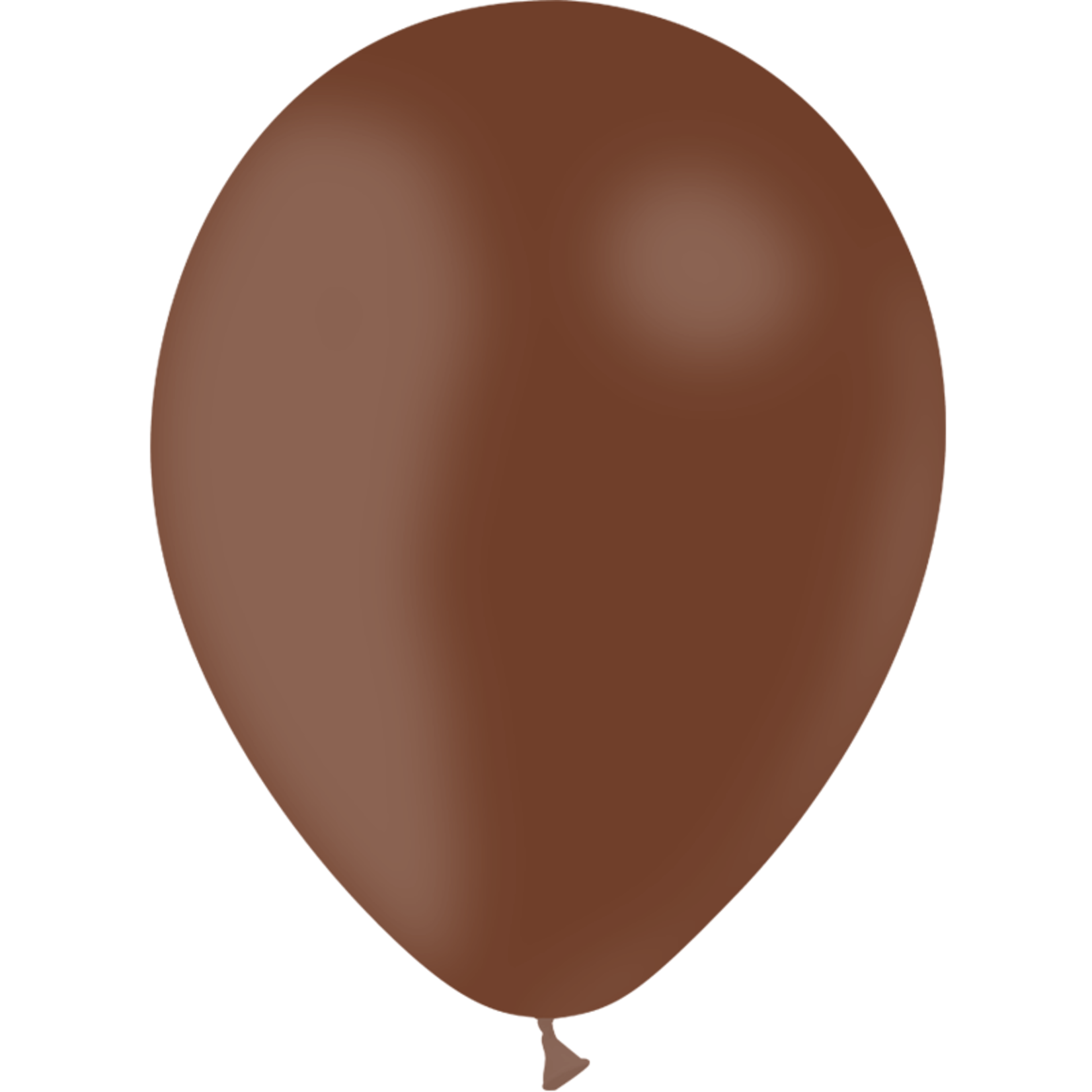 SMP 25 x latex balloons chocolate 12,5 cm 100 % biodegradable