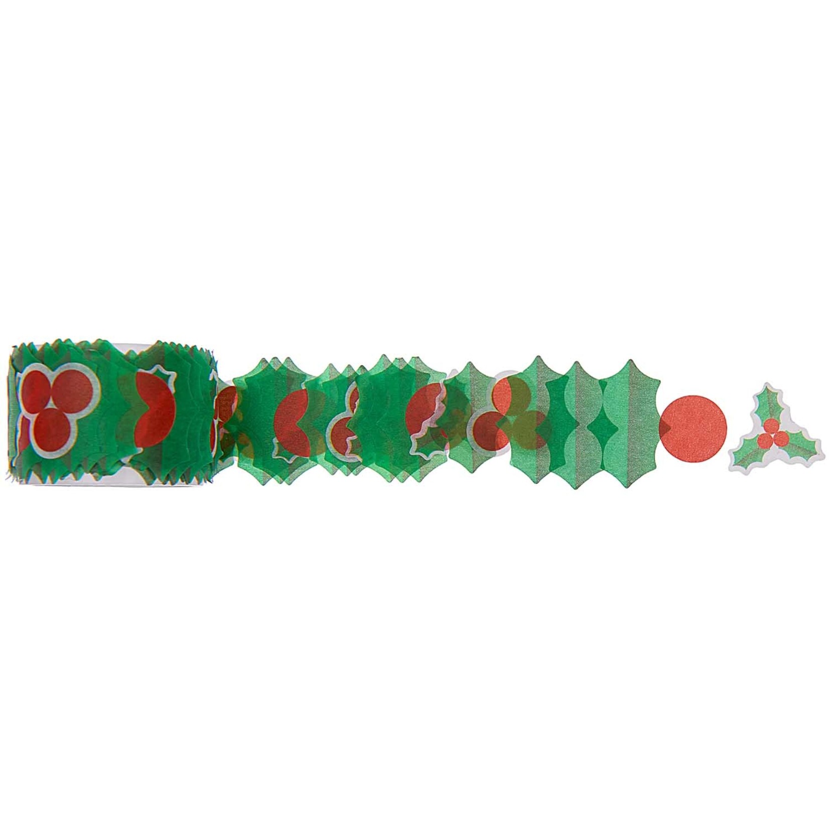 RICO Washi Stickers Merry Christmas, ilex, 200 stickers/rollFSC MIX