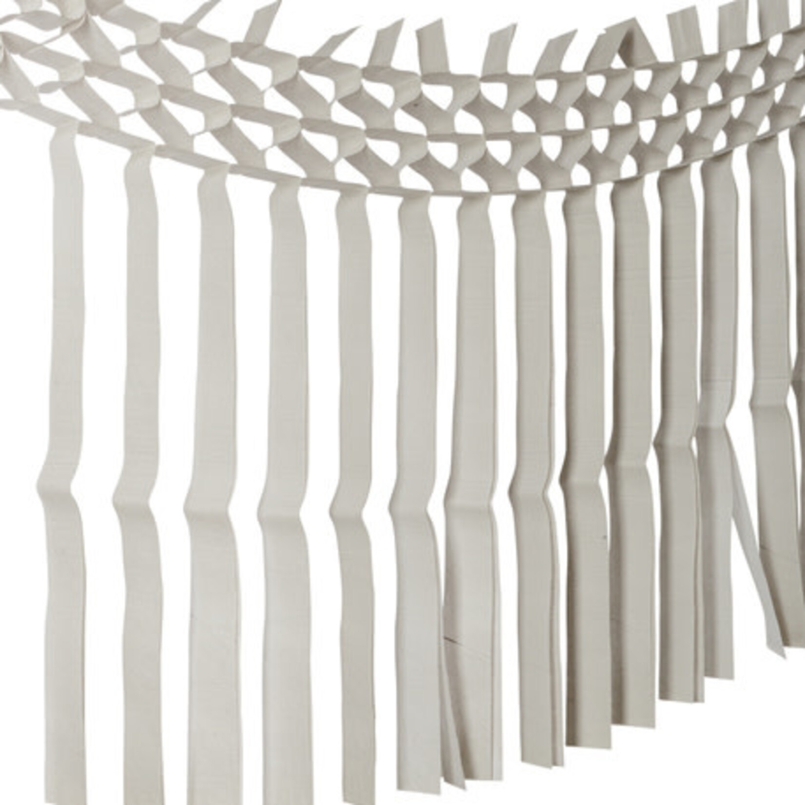 AF paper fringe garland grey 3 m x 70 cm