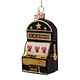 VS Ornament glass black matt slot machine H10.5cm