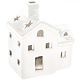 Rico NAY Candle holder house, white, ceramic, 9x7x10,5
