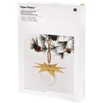 RICO Christmas bauble topper, star, gold FSC MIX