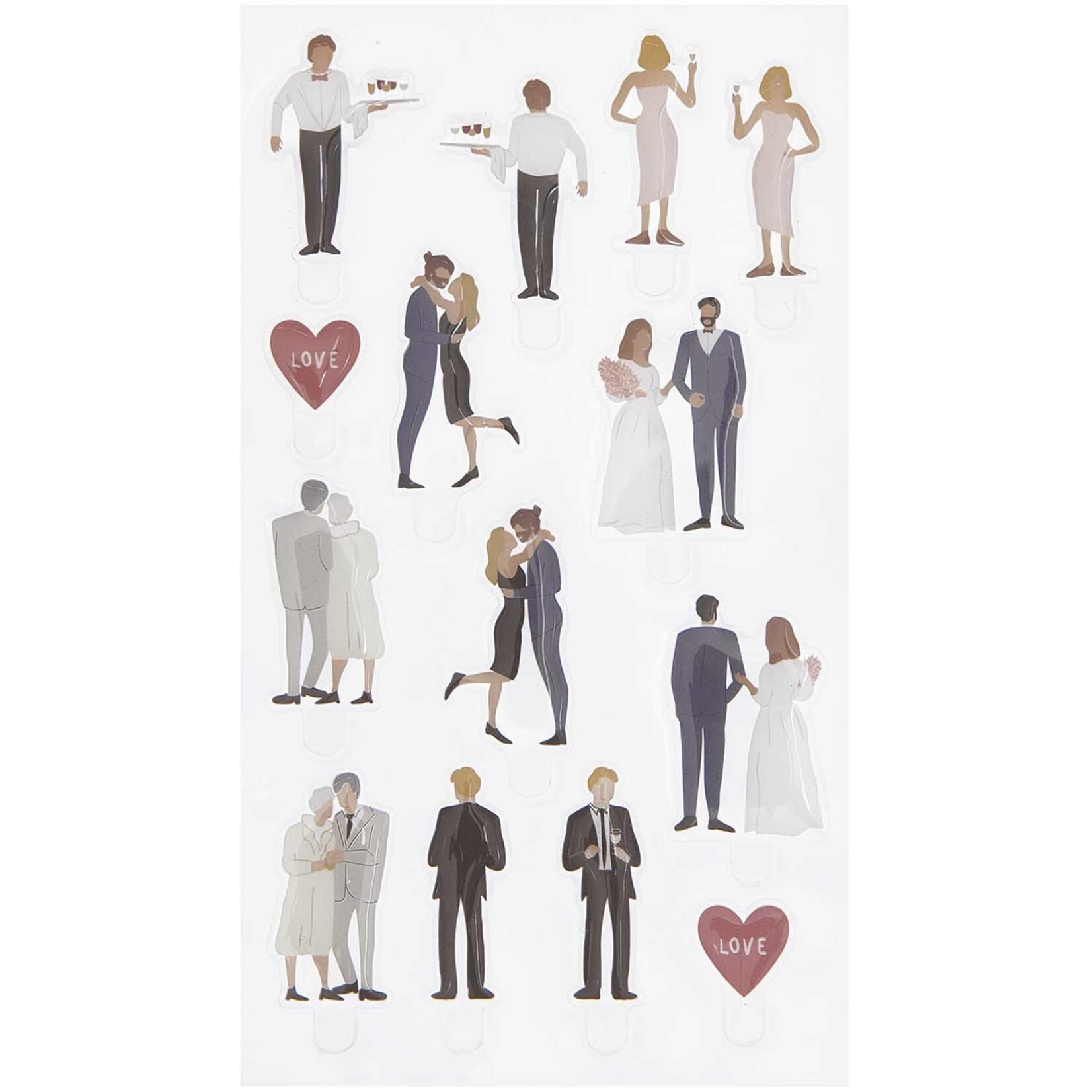 RICO FIGURICO gel stickers, Wedding 1