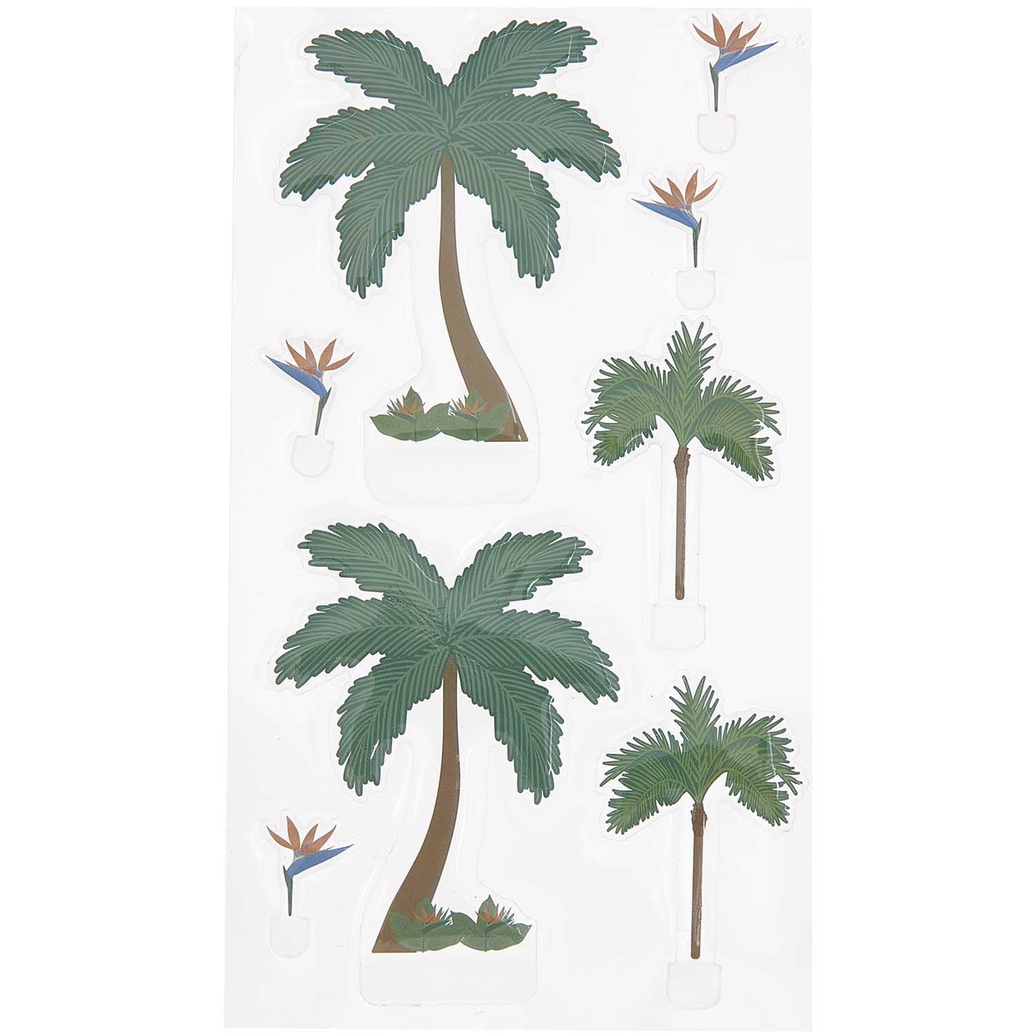 Rico NAY FIGURICO gel stickers, Tropical plants