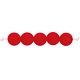 Rico NAY Plastic beads, red