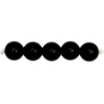 RICO Plastic beads, black