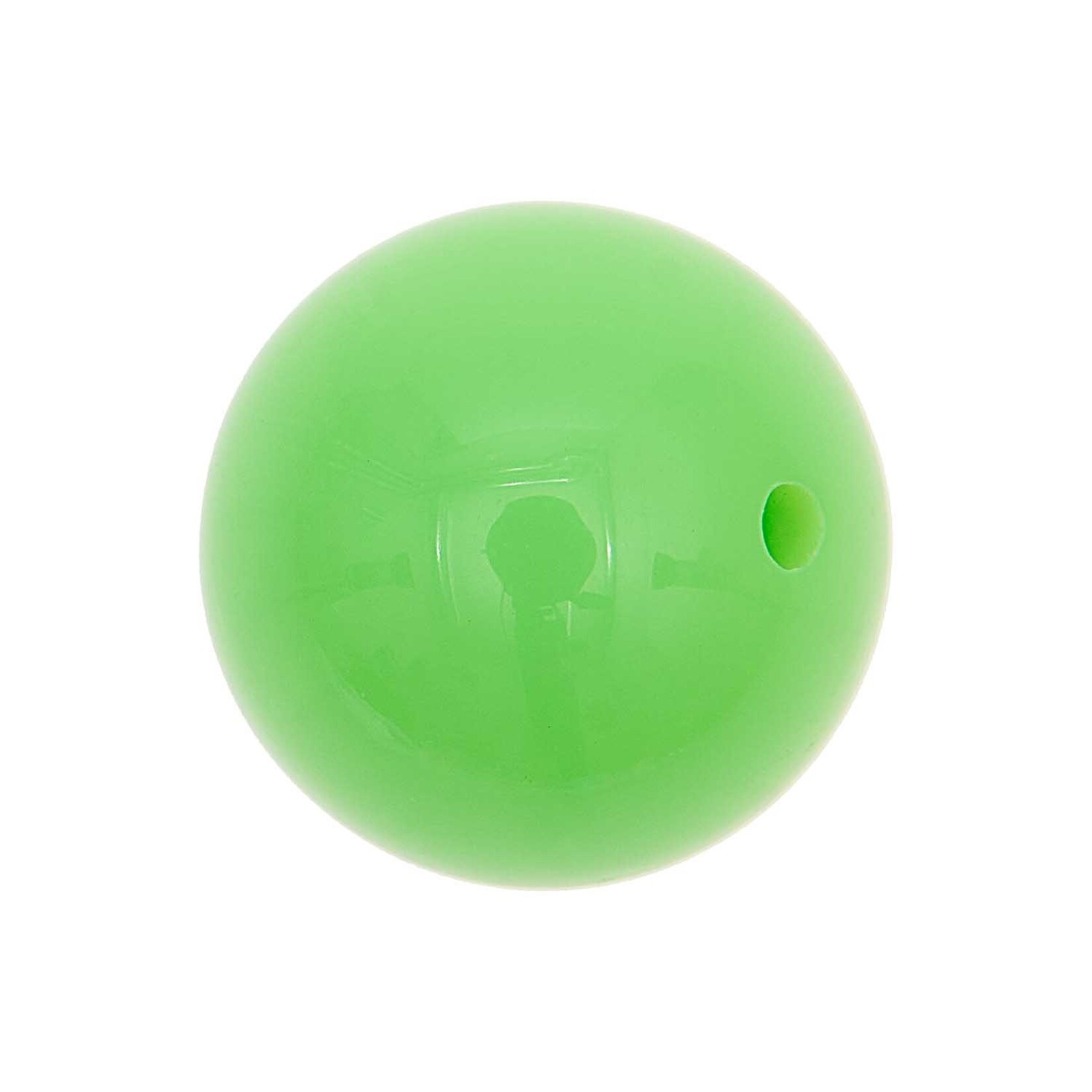 RICO Round bead neon green, Ã˜ 15 mm - 1 piece