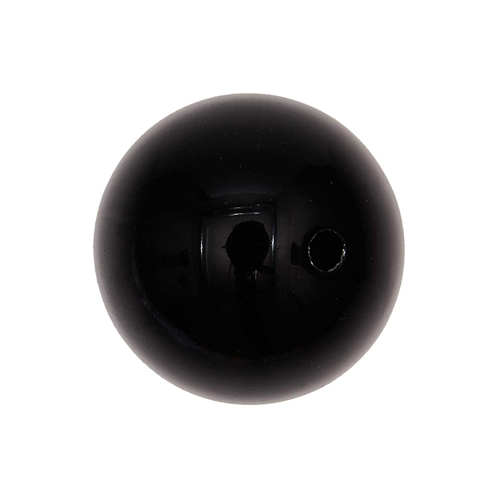 RICO Round bead black, Ã˜ 15 mm  - 1 piece