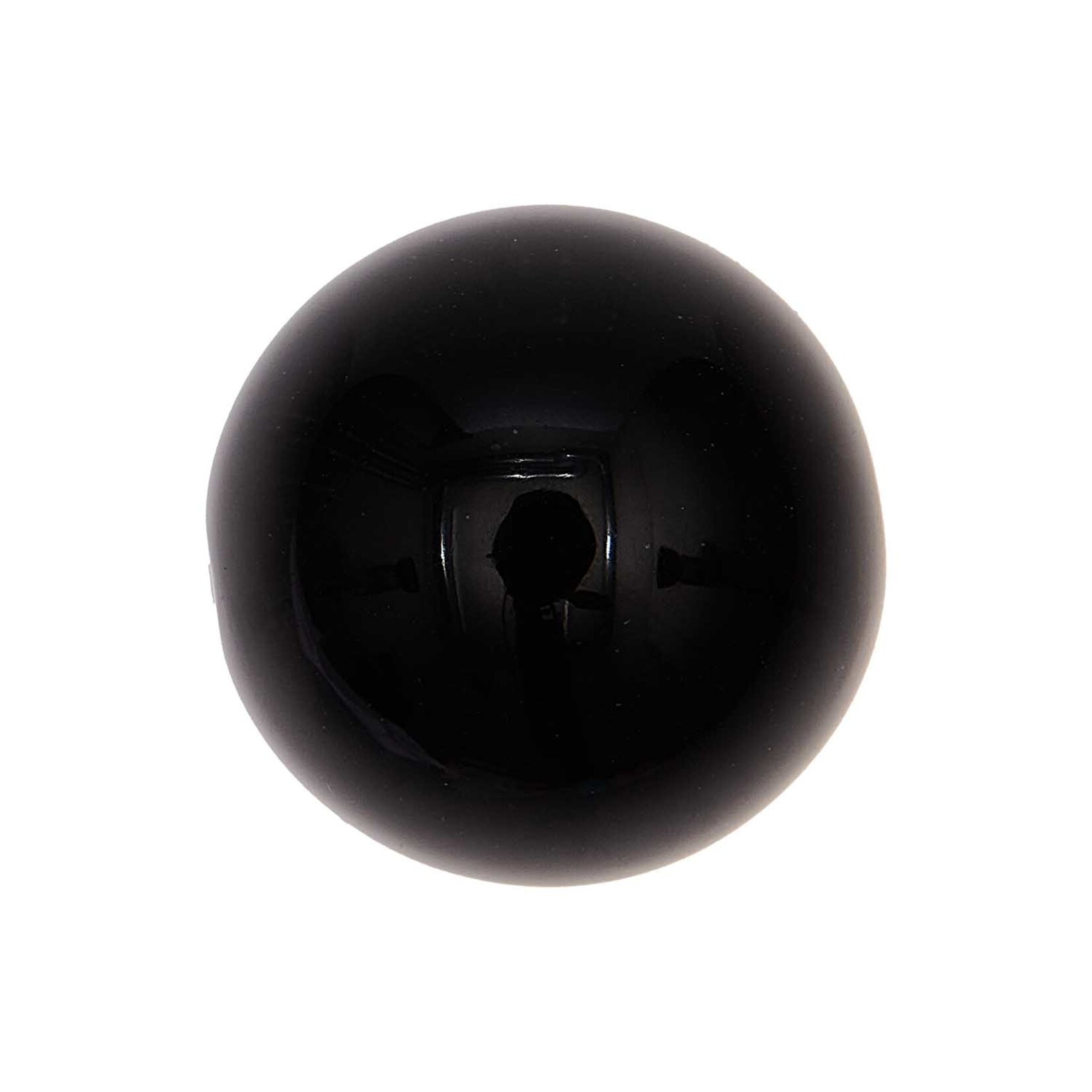 RICO Round bead black, Ã˜ 15 mm  - 1 piece