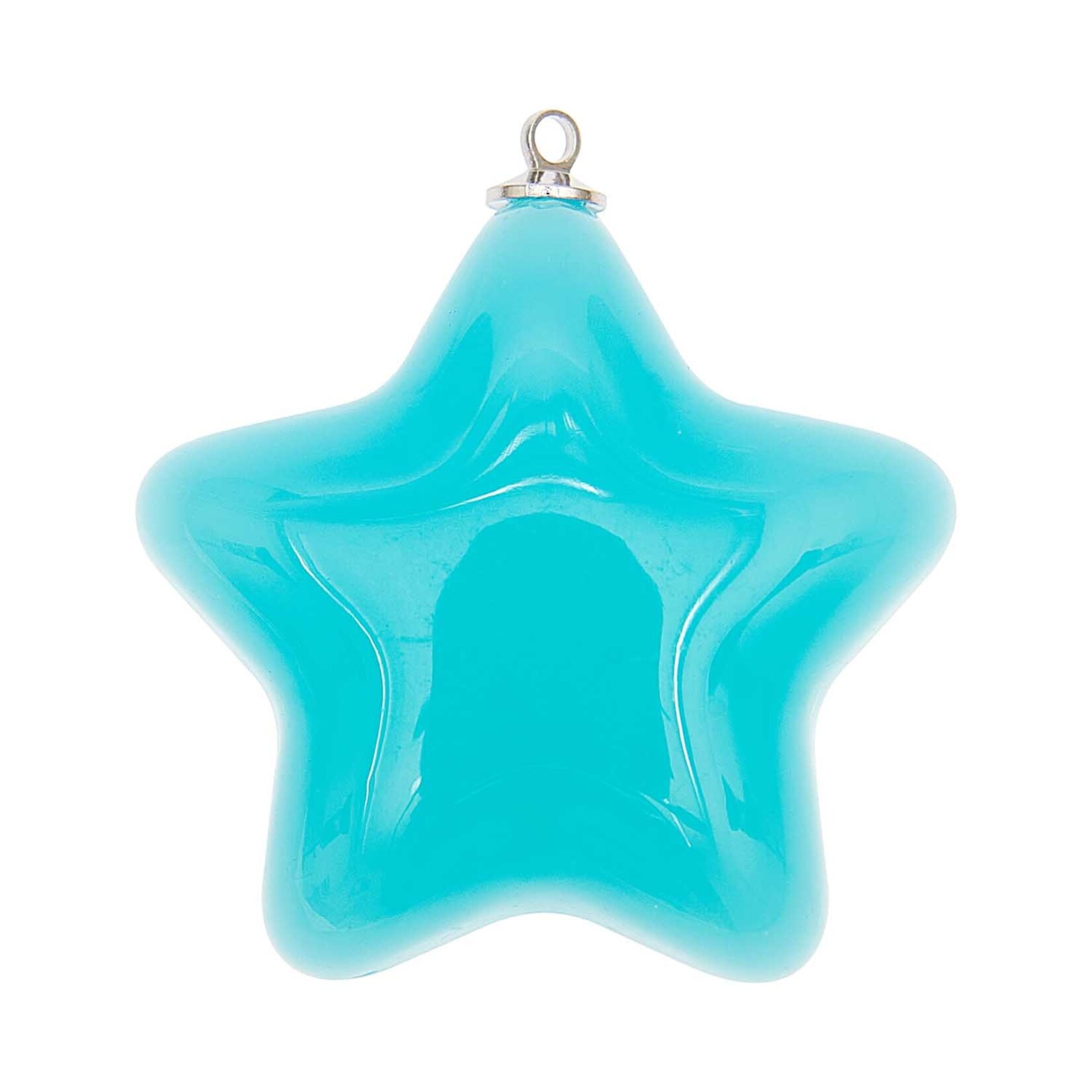 RICO Star pendant, blue, 1 pc, ca. 37 x 40 x 21 mm