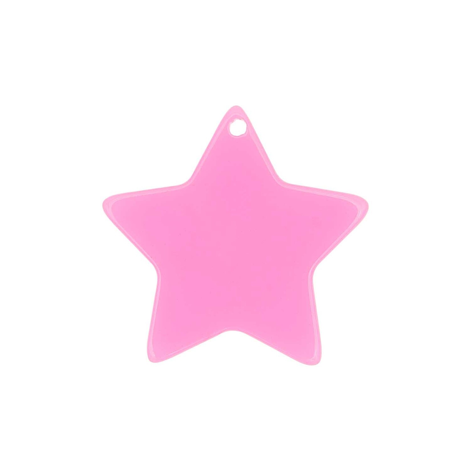 RICO Star disc, neon pink, 1 pc, ca. 30 x 1 mm