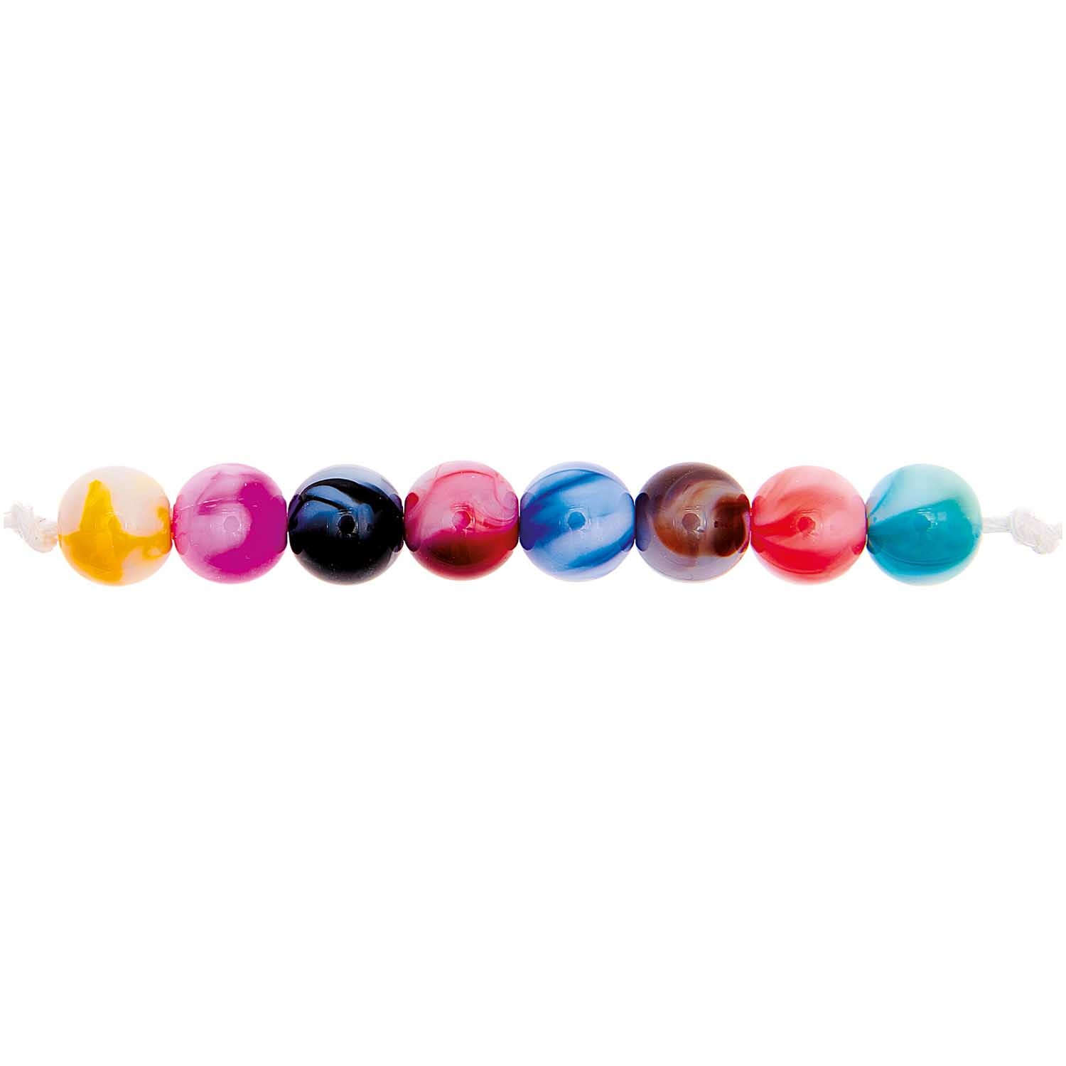 Rico NAY Tie-dye beads, colour mix