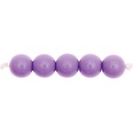 RICO Plastic beads, lilac