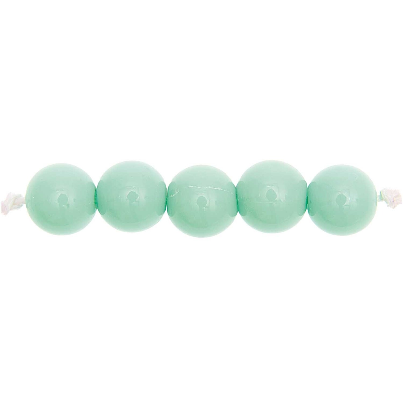 RICO Plastic beads, mint