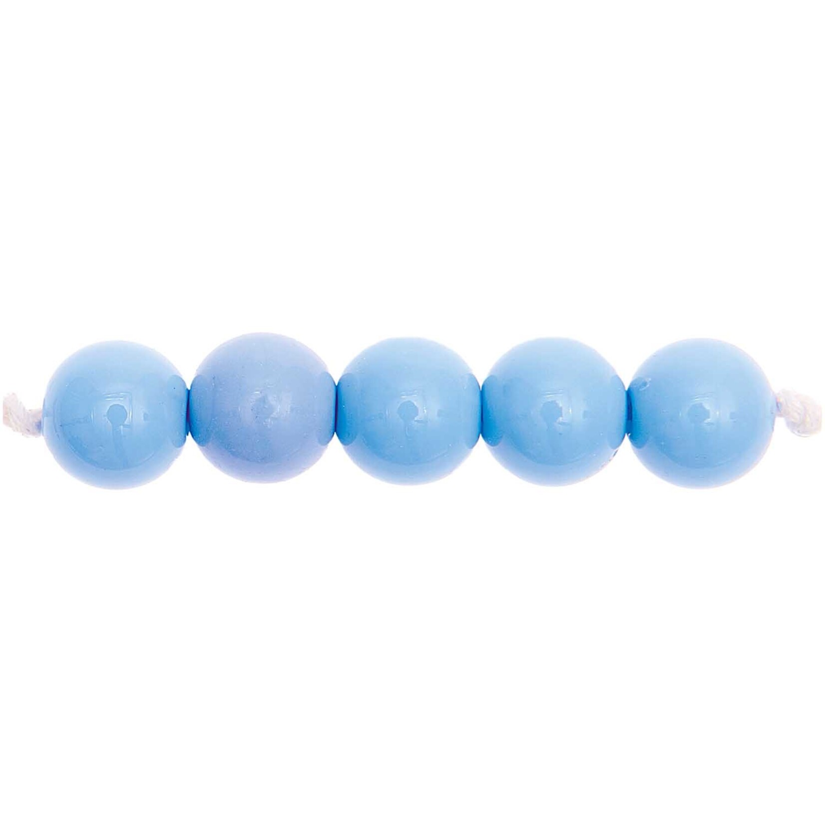 RICO Plastic beads, blue-grey