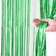 FT green fringe curtain 1 x 2 m