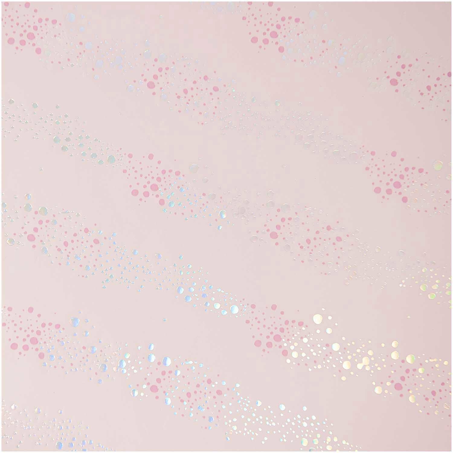 Rico NAY wrapping paper pink bubbles 70 cm x 2 m