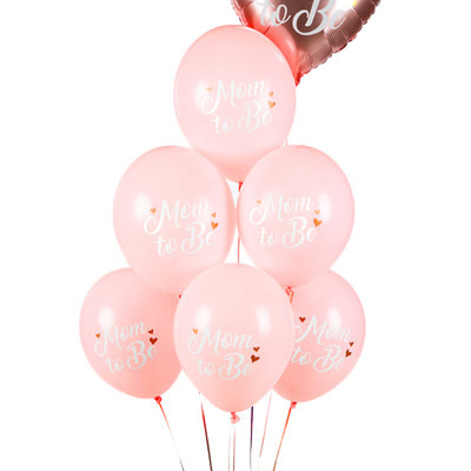 PD Balloons 30 cm, Mom to Be, Pastel Pale Pink 50 pcs.