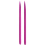 RICO Slim candles 28 cm, berry, 2 pcs, ÃƒÆ’Ã‹Å“ 1,4 cm x 28 cm height