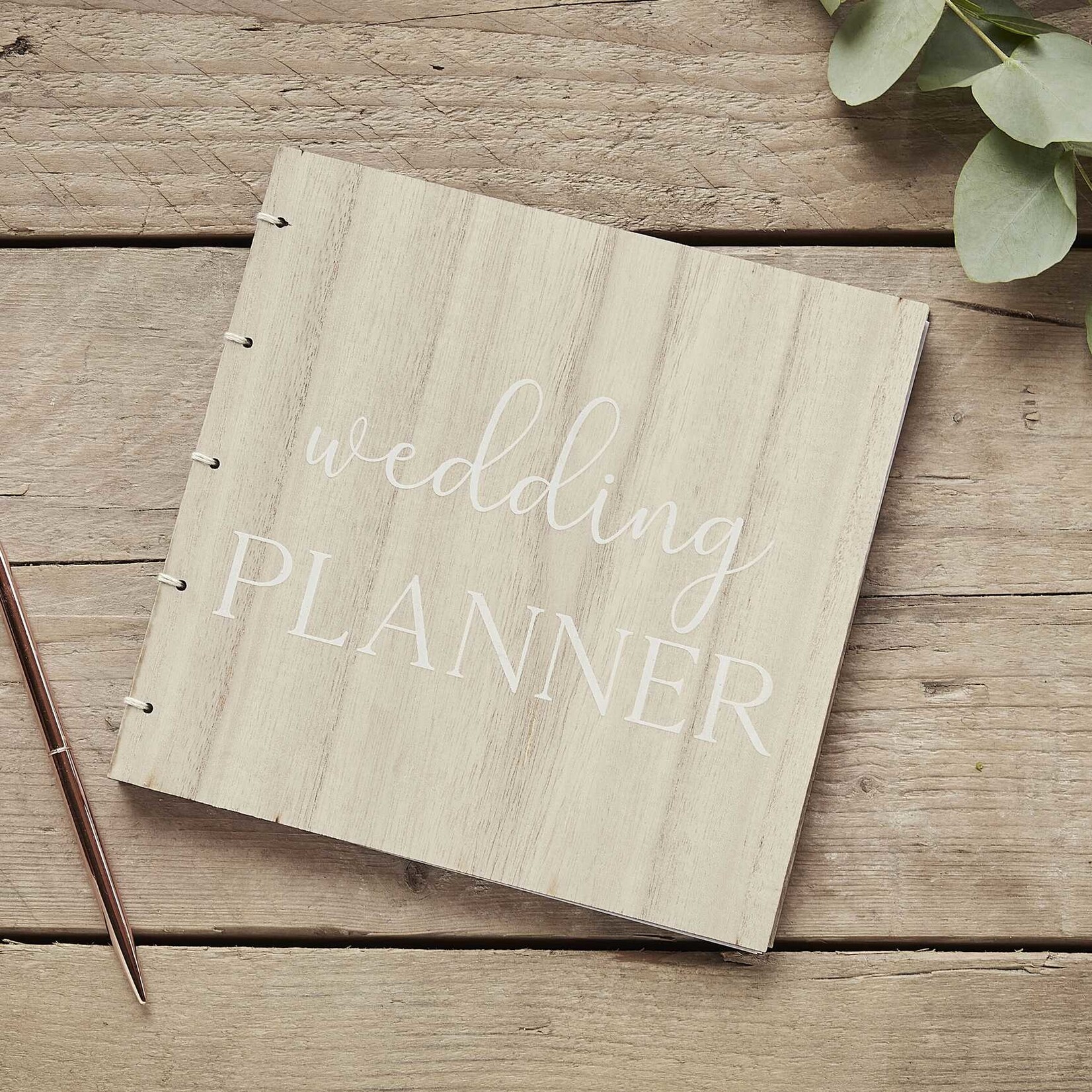 GINGERRAY Wooden Wedding Planner