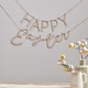 GINGERRAY Wooden Happy Easter Bunting