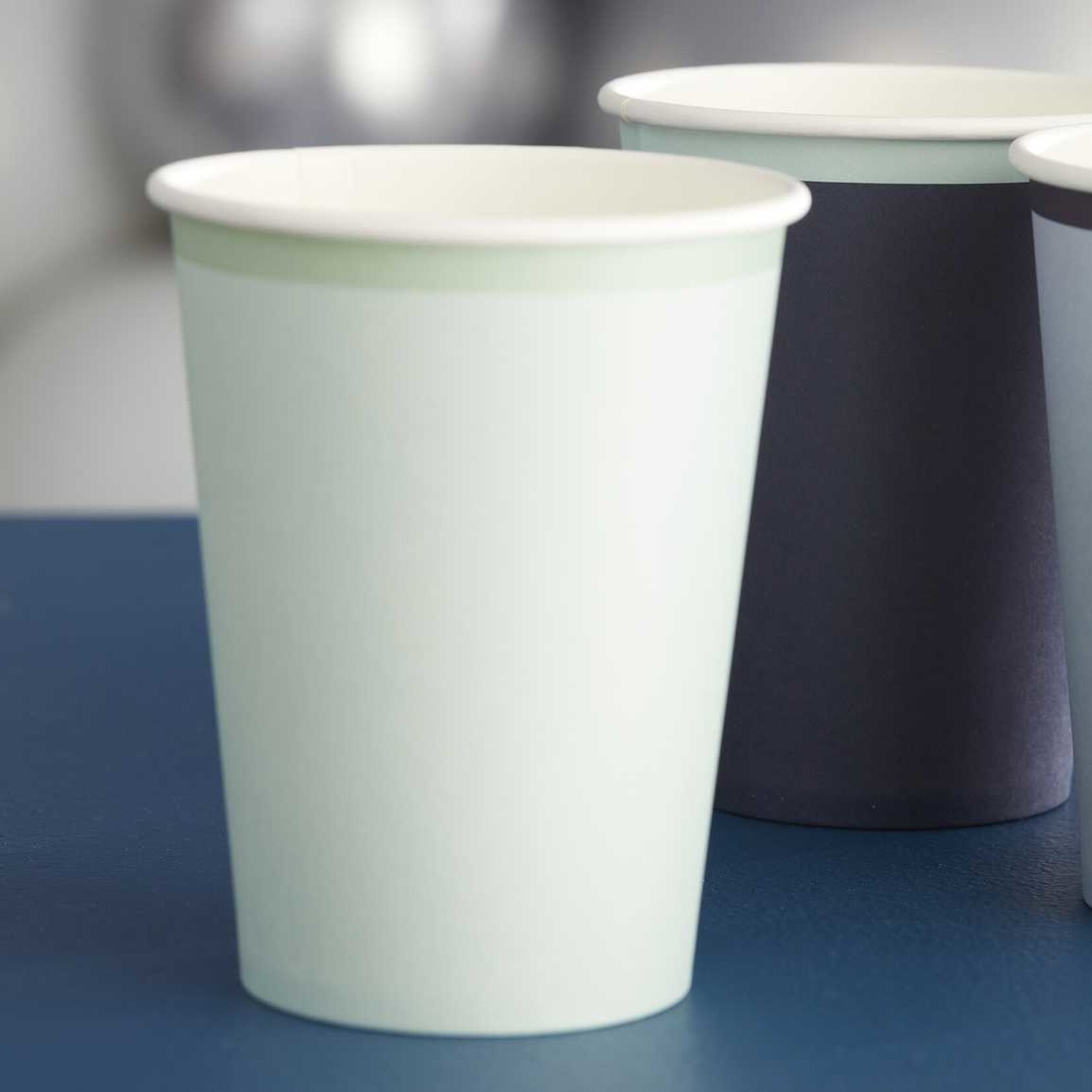 GINGERRAY Navy, Blue & Mint Paper Cups