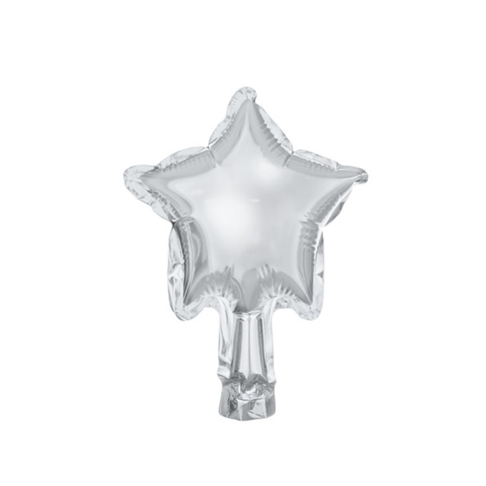 PD Foil balloons Stars, 12cm, silver