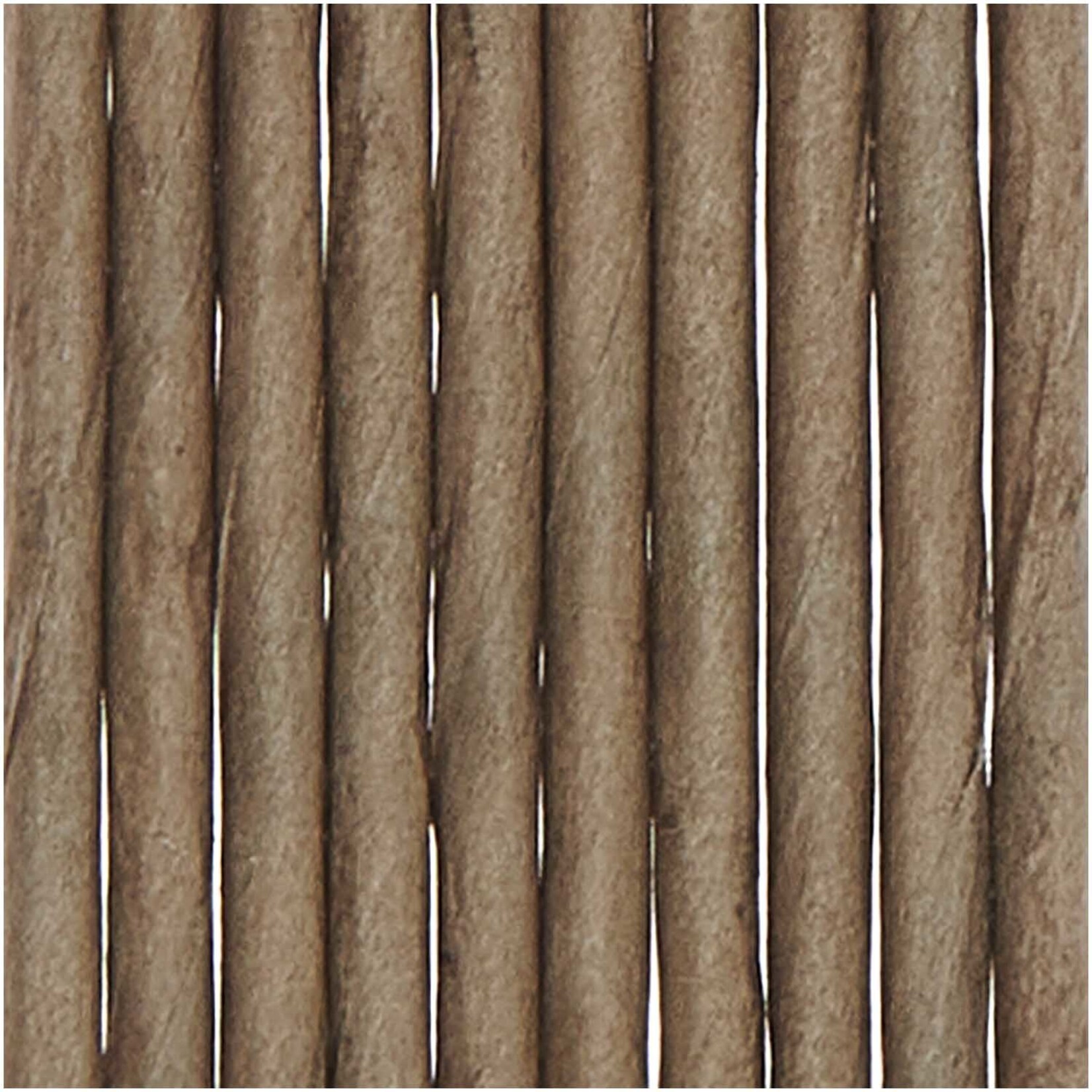 RICO Paper covered wire taupe, 1m, 10 pcs