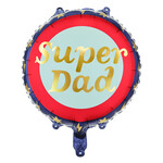 PD Foil balloon Super Dad, 45 cm, mix