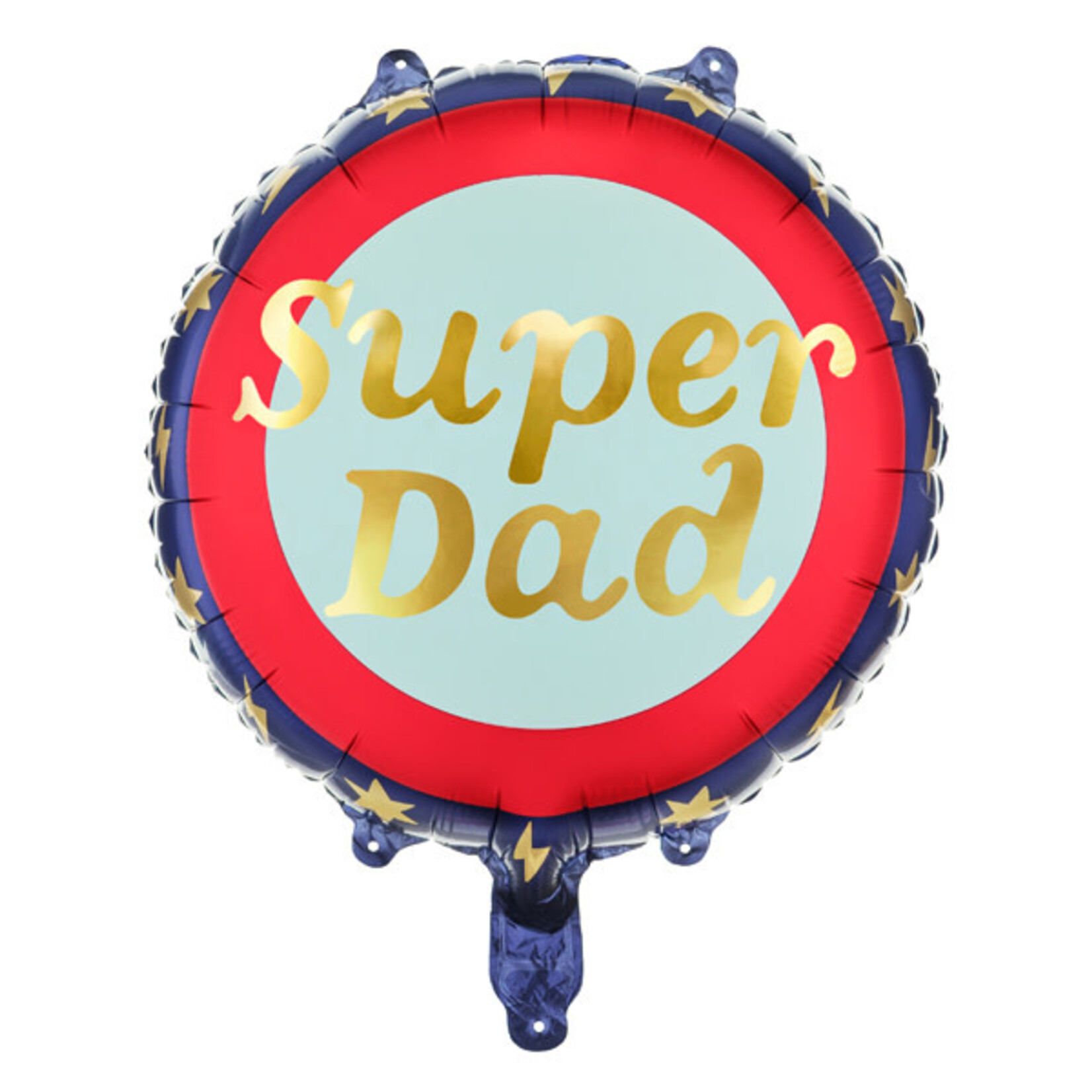 PD Foil balloon Super Dad, 45 cm, mix