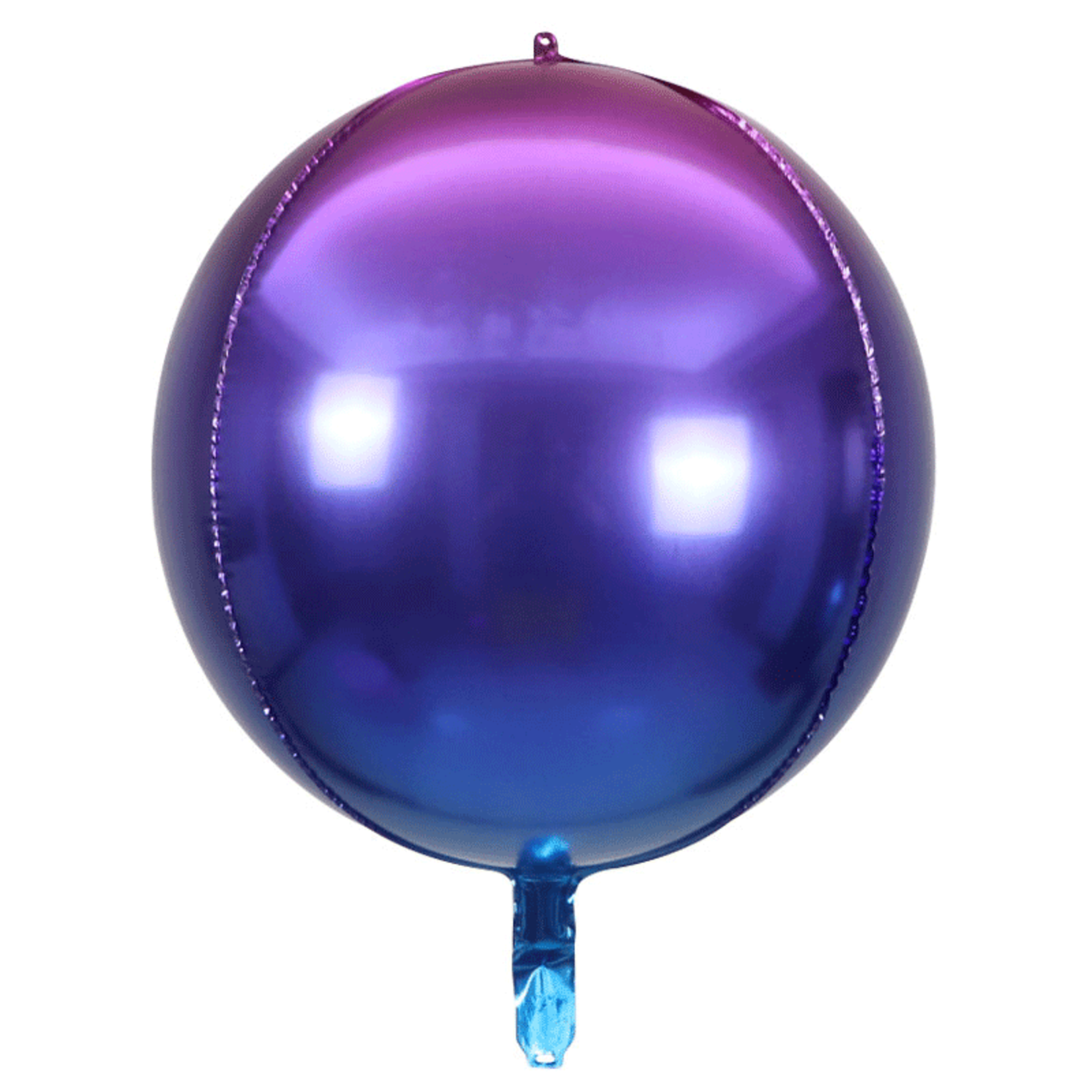 SMP purple blue gradient foil balloon ball 50 cm