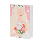 PD Card with enamel pin Bride, 10.5x15 cm