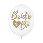 PD Balloons 30cm, Bride to be, Crystal Clear